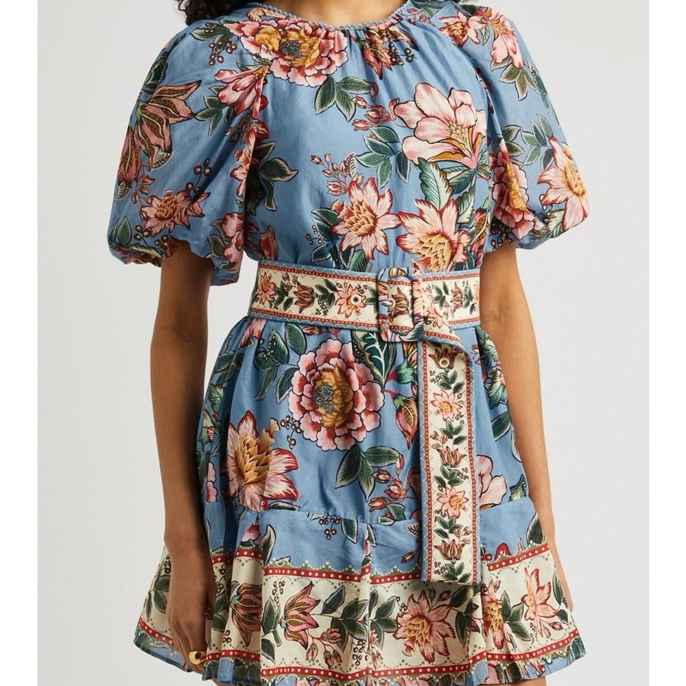 Floral Blue Dress